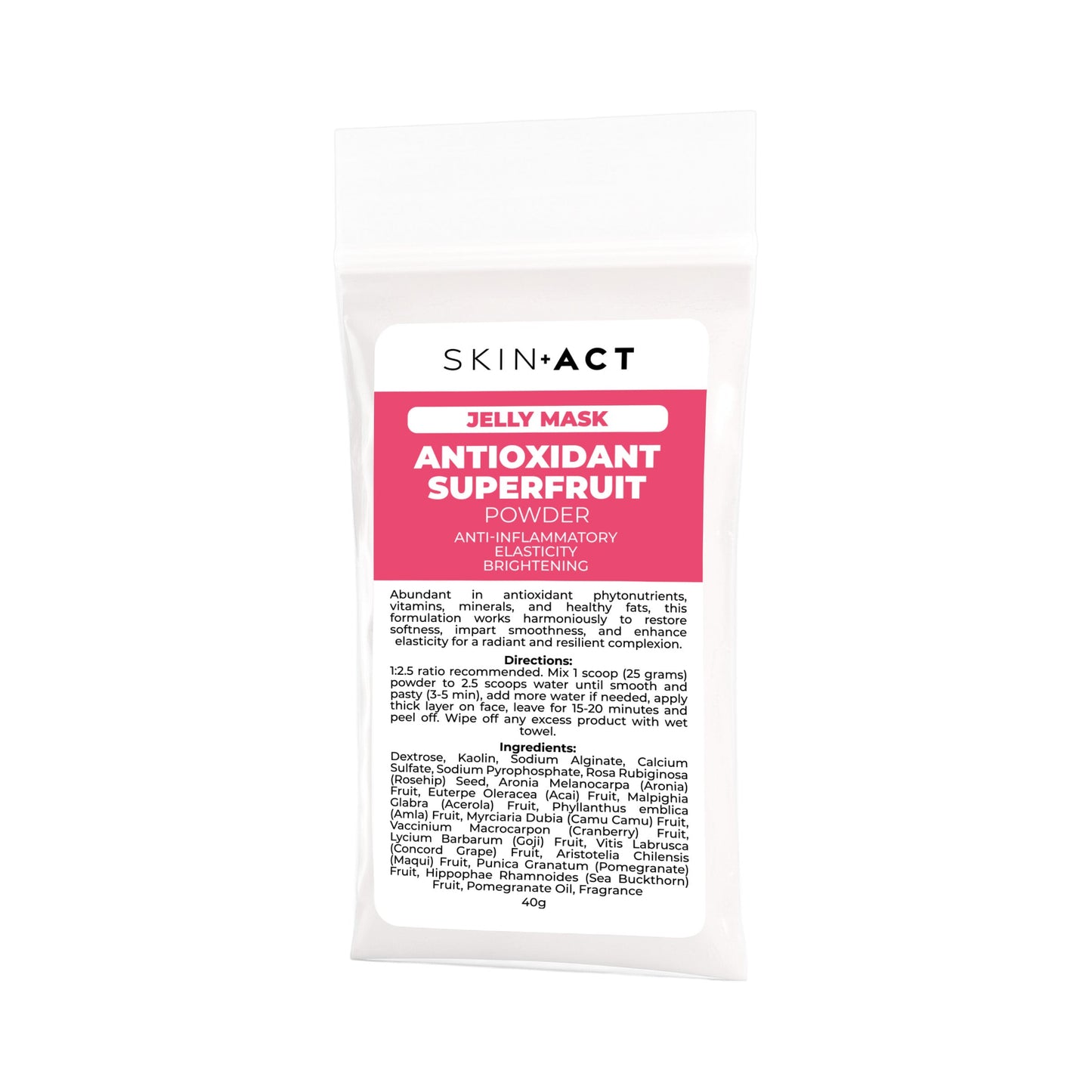 Antioxidant Superfruits Jelly Mask Powder, 40g (3 Pack)