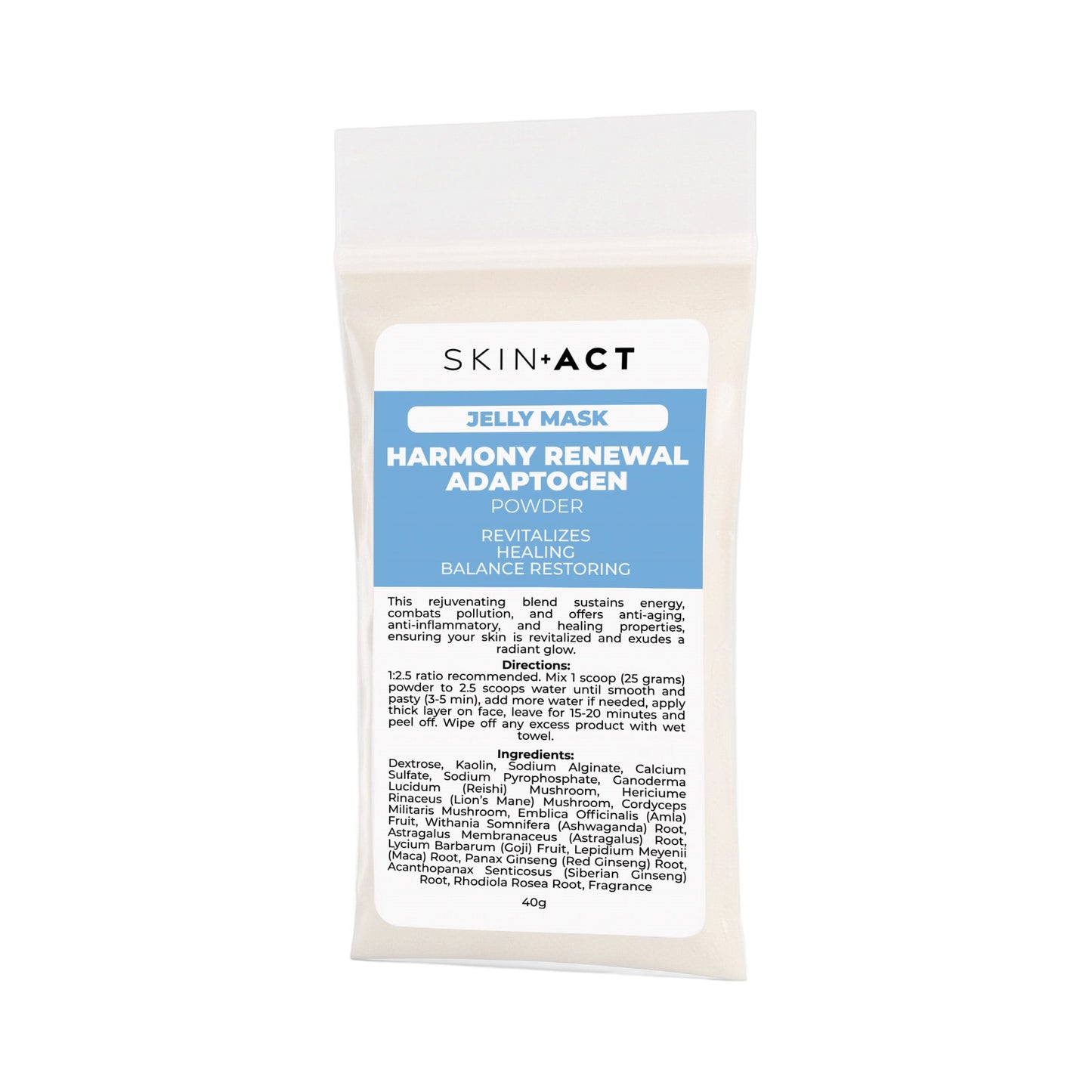 Harmony Renewal Adaptogen Jelly Mask Powder, 40g (3 Pack)
