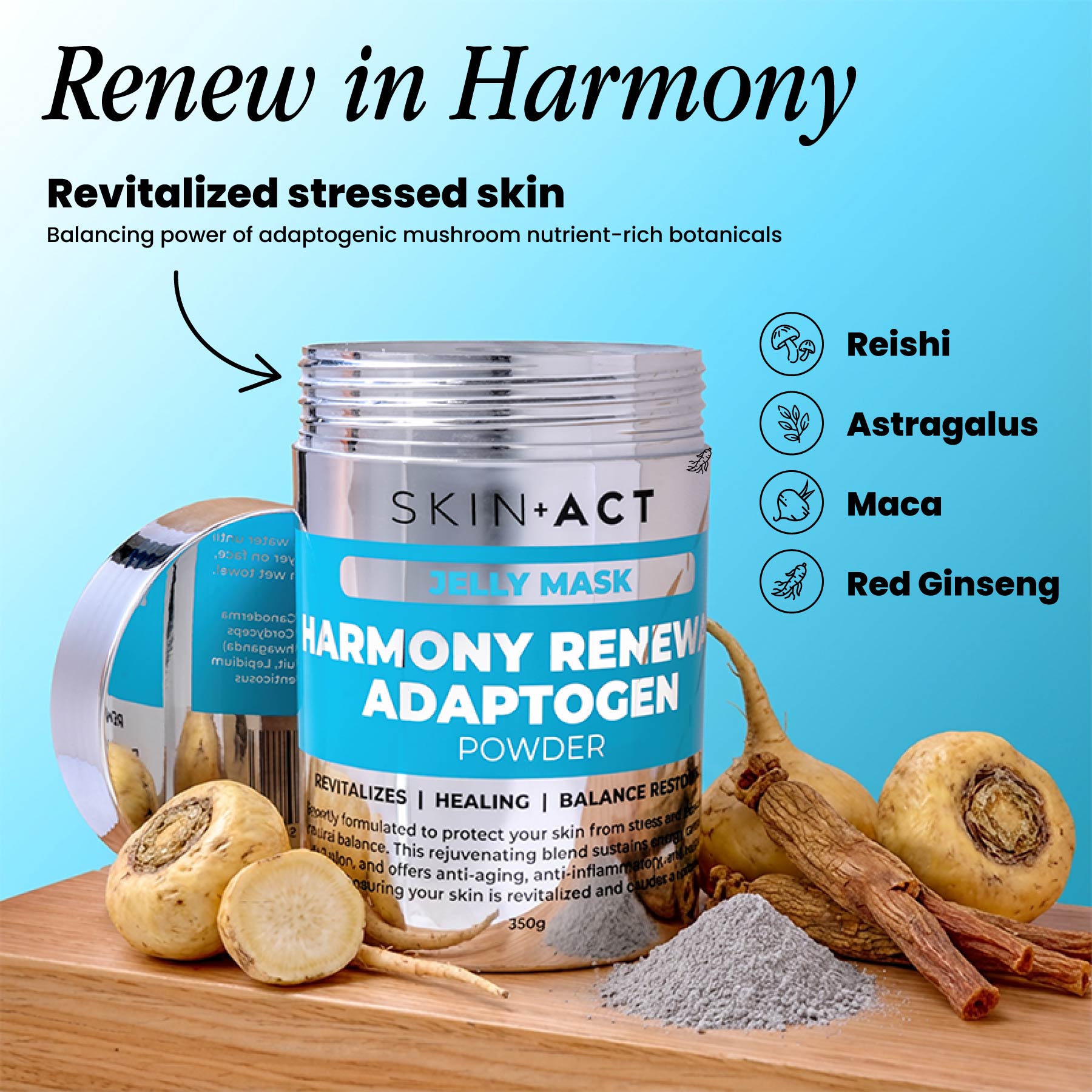 Harmony Renewal Adaptogen Jelly Mask Powder, 350g