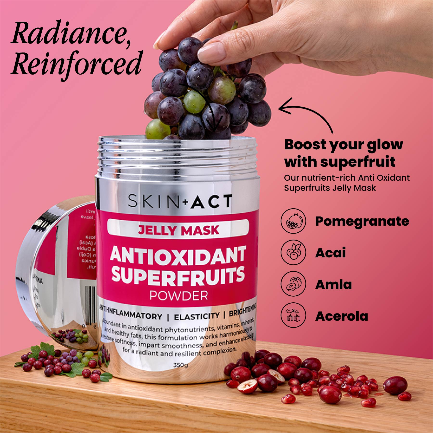 Antioxidant Superfruits Jelly Mask Powder, 350g
