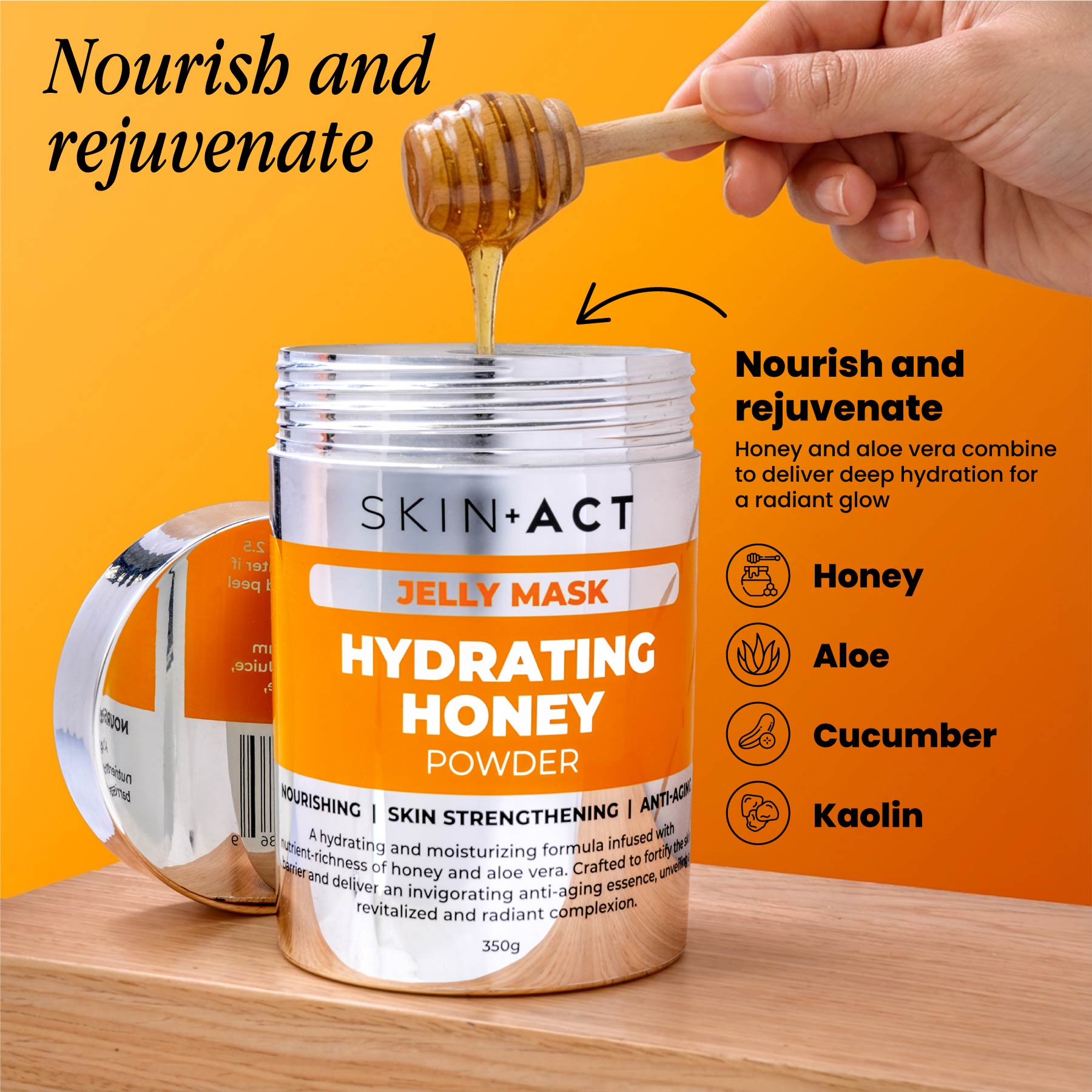 Hydrating Honey Jelly Mask Powder, 350g