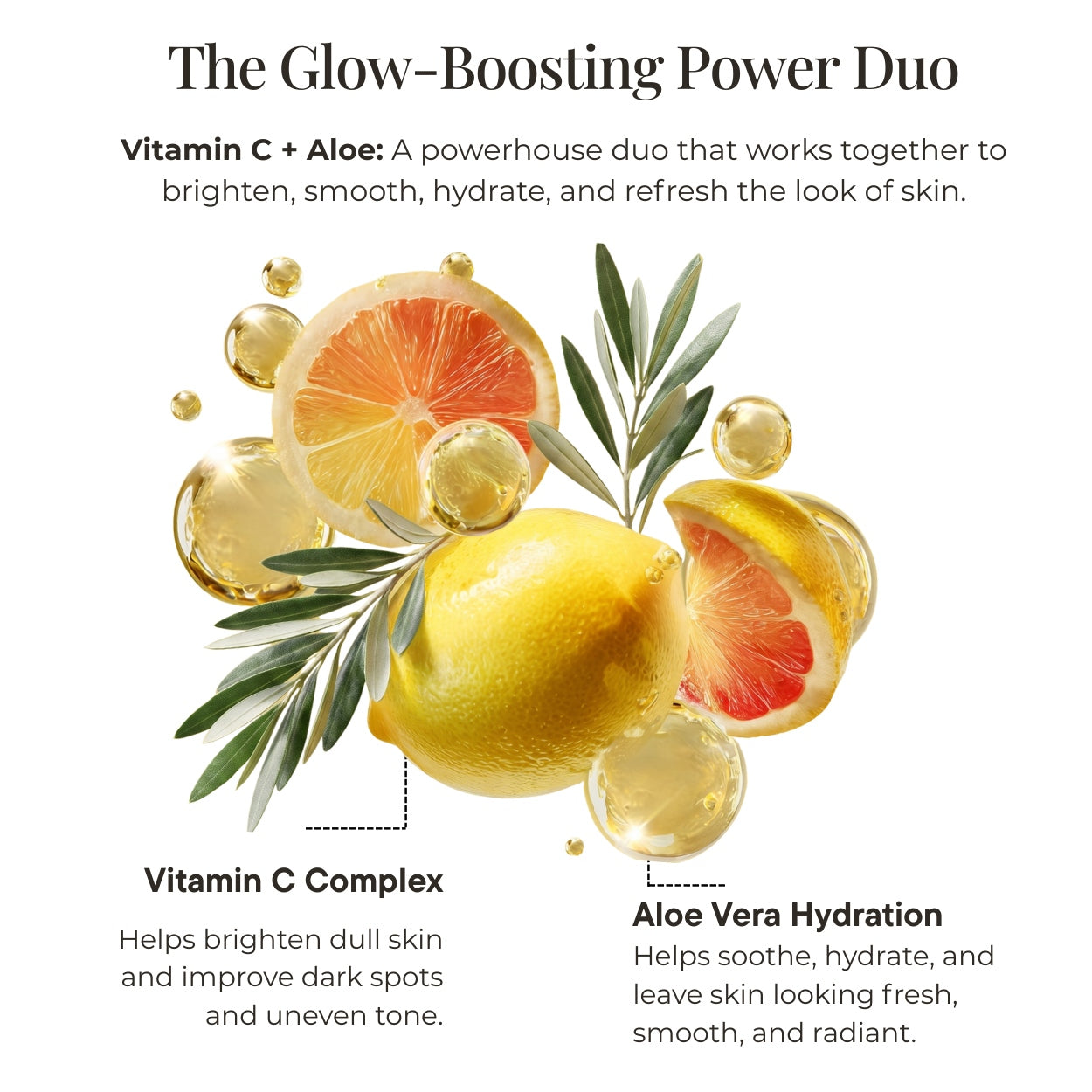 Skinact Vitamin C Brightening Serum Vitamin C + Aloe: The Glow-Boosting Power Duo