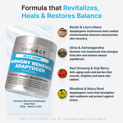 Harmony Renewal Adaptogen Jelly Mask Powder, 350g