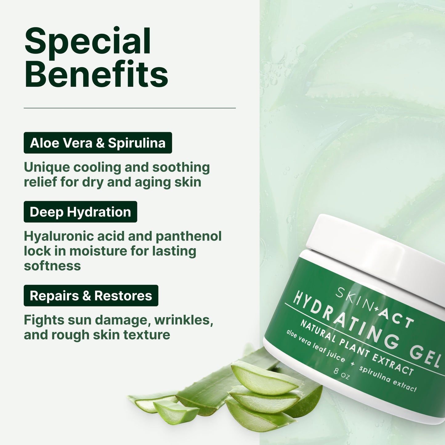 SkinAct Professional Hydrating Gel 8 oz