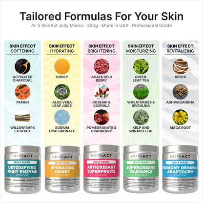 Detoxifying Fruit Enzyme Jelly Mask Powder, 350g
