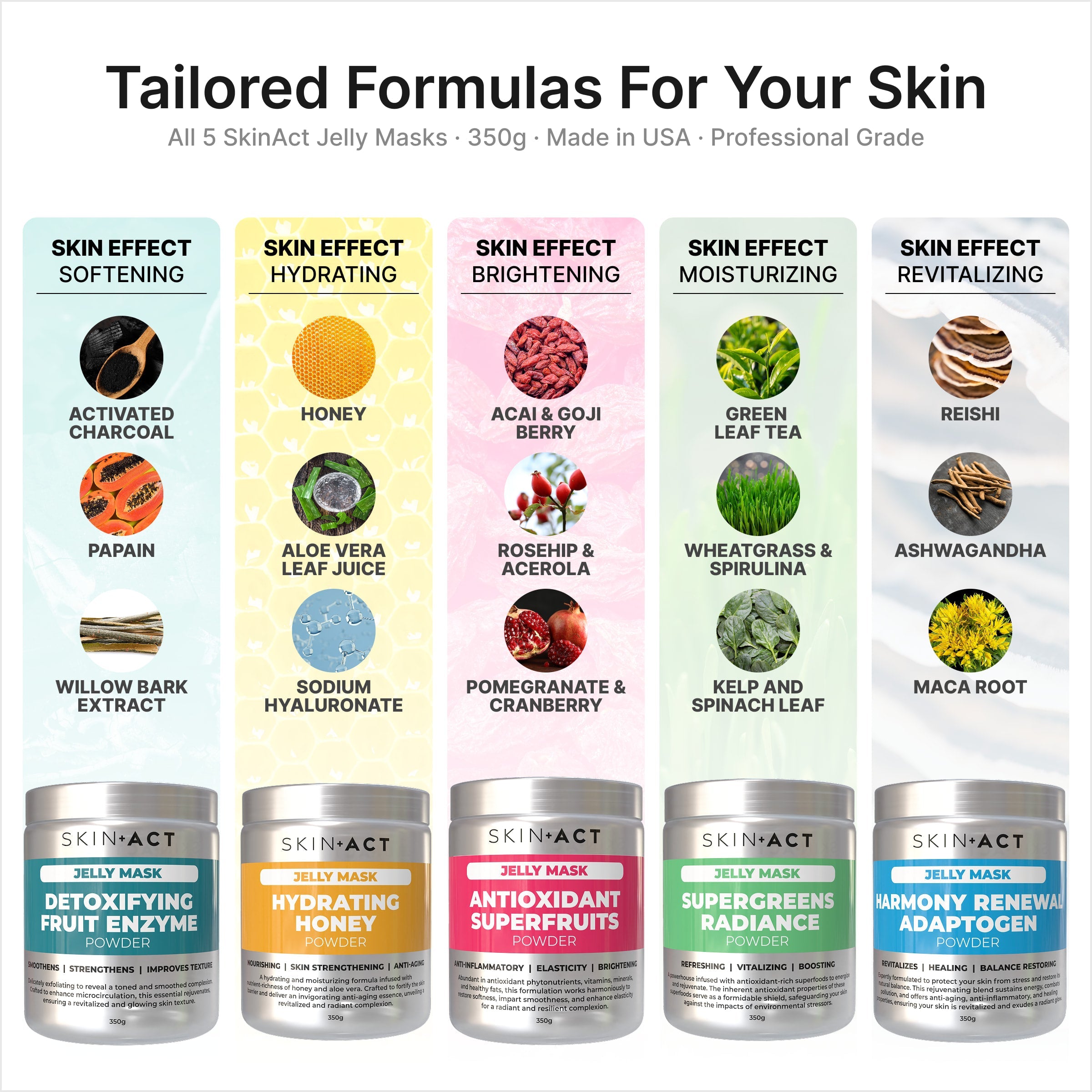 Harmony Renewal Adaptogen Jelly Mask Powder, 350g