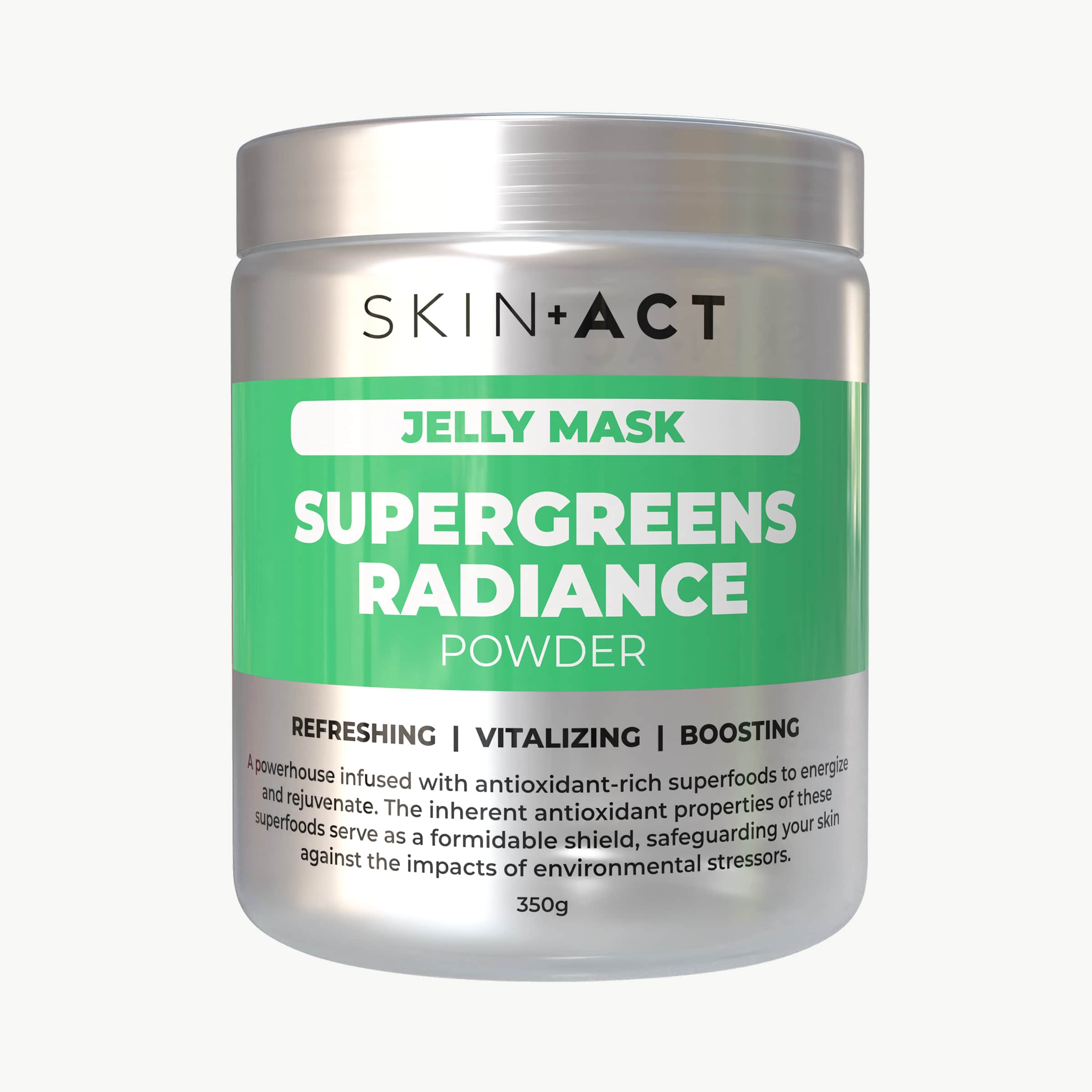 Supergreens Radiance Jelly Mask Powder, 350g